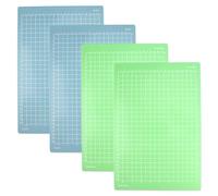 4 Piéces Tapis découpe pour Cricut Joy Xtra Grilles Mesure Réutilisabilité | Tapis Découpe Poignée Standard Couture Accessoires Cutting Mat Inodore Imperméable Résistant Rayures