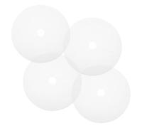 4 Pièces Tapis Rond en Silicone, Surface Antiadhésive, Blanc | Réutilisable et Facile à Nettoyer, pour Fruits, Viande Séchée, Préparation Alimentaire Cuisine Quotidienne