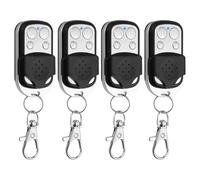 4 Pièces Telecommande Universelle Portail 433.92 MHz télécommande garage Code Fixe Bip Portail Universelle Sans Fil Compatible 4 Boutons Touches Copieuse pour Porte de Garage et Voiture