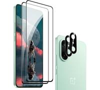 4 Pieces Tempered Glass For Oneplus Nord Ce5, [2+2 Pieces] Screen Protector And Rear Camera Protector, 9h Hardness, Bubble-Free, Ultra Transparent, Anti-Scratch