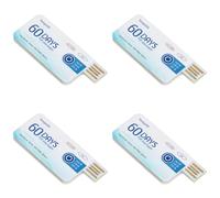 4 Pièces TempU05 Enregistreur de Données de Température Enregistreur de Température Jetable à Usage Unique Enregistreur de Température USB Jetable 60 Jours Rapport PDF Haute