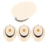 4 Pièces Tête D’erhu Blanche en Bakélite Poudre D’os, Pièce Courbe | Erhu Chinois, Entretien Facile et Usage Solide, Musicien, Élève, Pratique et Scène