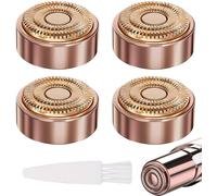 4 Pièces Têtes De Rechange Compatibles Avec Finishing Touch Generación 2 Épilateur Facial Pour Les Lèvres, Le Menton