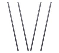 4 Pièces Tiges de Graphite 300x8mm, Électrodes Cylindriques | Résistance Thermique, Conductivité Électrique, Nettoyage Facile, Usage DIY Électrolyse et Fours à Moufle