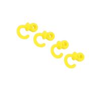 4 PièCes Tir à L'arc ChaîNe Silencieux Queue De Singe Composé Arc ChaîNe Stabilisateur Absorption Des Chocs Pour L'entraîNement En Plein Air Jaune