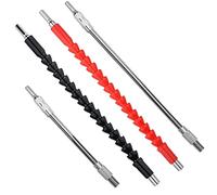 4 Pièces Tournevis Flexible, Flexible Rallonge Renvoi d'Angle Visseuse, Extension de Foret Flexible, Rallonge Flexible pour Perceuse Tournevis