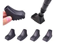 4 Pièces Trekking Pôle Nordique Marche Bâton Canne Montée Remplacement Alpenstock Camp Extérieur Randonnée Protecteur Capuchon Pointe En Caoutchouc Chaude