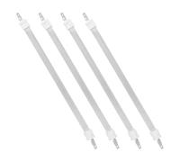 4 Pièces Tube Chauffant pour Petit Radiateur D’appoint Intérieur | Céramique et Quartz, Design Compact à Faible Encombrement, pour Soirées Froides et Chauffage Zoné