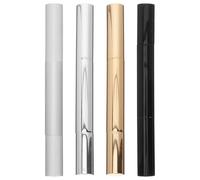 4 Pièces Tube de Maquillage Vide 3ml, Stylo Rotatif Compact | Rechargeable, Embout Brosse, pour Gel et Ongles, Format Mini, Usage Maison ou Vanity