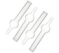 4 Pièces Tube de Séchage Chimique Bille en Verre Seule | Appareil Compact et Léger, Paroi Intérieure Lisse, pour Élèves et Salle de Sciences