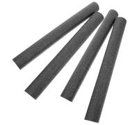 4 Pièces Tube en Mousse Isolante PE Noir, Résistance à Compression | Protection Thermique pour Tuyaux PVC et Flexibles, Usage Extérieur Hiver, Aide à Garder L’eau Chaude