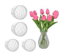 4 Pièces Twister de Bouquet for Arrangement Flora, Transparent Support de Tige Spirale Ikebana, Anneau Porte Tige de Fleur, Réutilisable, pour Fleurs DIY pour La Décoration de Mariage