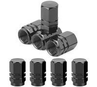 4 Pièces Valves de Voiture pour Ford Mustang Convertible VI 2015-2017, Bouchons de Valve de Pneu de Voiture Cache-Poussière Adapté Bouchon Pneu Voiture