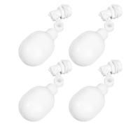 4 Pièces Vanne à Flotteur Automatique 1/4 à 1/8 ABS Blanche | Remplissage Stable, Installation Rapide, Réduit les Réglages Manuels, pour Bassin, Cuve et Abreuvoir