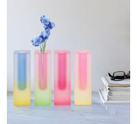 4 pièces vase acrylique, vase de fleurs gradation, moderne vase décoratif minimaliste