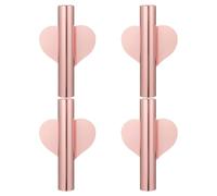 4 Pièces Vase Mural en Métal sans Perçage pour Fleurs Séchées