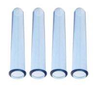 4 Pièces Vase Tubulaire Hydroponique Bleu en PC | Entretien Facile, Observation Transparente, Design Polyvalent, pour Compositions Hydroponiques et Décoration D’événements