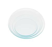 4 Pièces Verre de Montre Épais en Verre, Bords Meulés, Laboratoire | Couverture Transparente, Retient les Échantillons, pour Petites Gouttes et Rubans Ph, Usage Chimie