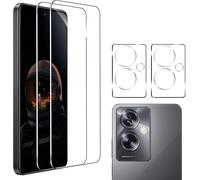 (4 Pièces Verre Trempé Pour Oppo A79 5g, 2 Pièces Film Protection Écran Et 2 Pièces Caméra Arrière Protecteur,Hd, Anti-Rayures,Sans Bulles D'air.
