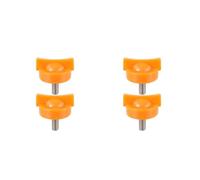 4 Pièces Vis de Serrage Orange, Pièce Plastique | Fixation Sécurisée, Installation Facile, Améliore les Performances, pour Usage Domestique, Couleur Orange