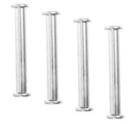 4 Pièces Vis de Serrage pour Parasol en Acier Argenté | Pièces Détachées pour Parasol, Fixation pour Pied et Support Extérieur, Anti-rouille