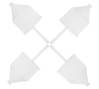 4 Pièces Viscosimètre à Peinture Réutilisable en Plastique | Entonnoir de Test Blanc, Application Fluide, Limite L’obstruction du Pistolet, pour Projets DIY