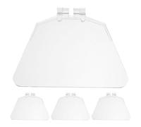 4 Pièces Visière de Banc en Plastique Transparent | Remplacement Rapide, Fixation Sécurisée, pour Touret et Perceuse à Colonne, Bricolage et Ponçage