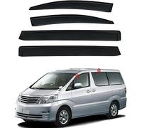4 Pièces Visières Fenêtre Côté Voiture Déflecteur pour Toyota Alphard MK1-AH10 2002-2007, Accessoires Voiture Pare Pluie Visières De Fenêtre