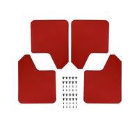 4 Pièces Voiture Bavettes Compatible pour Civic Type R Type-S GX Mugen Si EK9 EP3 FD2 FN2 RR RC GT FK2 FK8, Garde-Boue Pneu Bavettes Accessoires Extérieurs,4pcs-Set Red