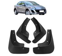 4 Pièces Voiture Bavettes pour Mazda 3 2011-2015, ABS Garde-Boue Avant Et Arrière Étanches Roue Protection Accessoires