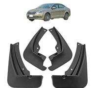4 Pièces Voiture Bavettes pour Skoda Octavia 3 2017-2019, ABS Garde-Boue Avant Et Arrière Étanches Roue Protection Accessoires