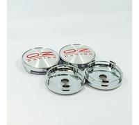 4 Pièces Voiture Cache-moyeux Cache Moyeu Compatible avec pour OZ 60mm Enjoliveur Capuchon Central,B-60mm