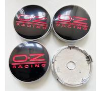 4 Pièces Voiture Cache-moyeux Cache Moyeu Compatible avec pour OZ 60mm Enjoliveur Capuchon Central,D-60mm