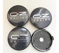 4 Pièces Voiture Cache-moyeux Cache Moyeu Compatible avec pour OZ 60mm Enjoliveur Capuchon Central,J-60mm