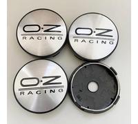 4 Pièces Voiture Cache-moyeux Cache Moyeu Compatible avec pour OZ 60mm Enjoliveur Capuchon Central,L-60mm