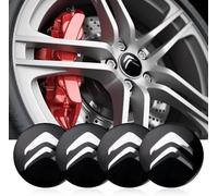 4 Pièces Voiture Cache Moyeux pour Citroen C4 Grand SpaceTourer 2018-2023,Capuchons Centre Roue Moyeu Enjoliveur Jantes Enjoliveurs Résistant Corrosion Accessoires,50MM