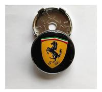 4 Pièces Voiture Cache-Moyeux pour Ferrari 488 296 GTC4Lusso 488-Challenge 812-Competizione Pista 60mm, Roue Moyeu Enjoliveur Jante Capuchons Enjoliveurs de Roue Bouchon Enjoliveur Capuchons