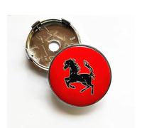 4 Pièces Voiture Cache-Moyeux pour Ferrari 488 296 GTC4Lusso 488-Challenge 812-Competizione Pista 60mm, Roue Moyeu Enjoliveur Jante Capuchons Enjoliveurs de Roue Bouchon Enjoliveur Capuchons