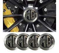 4 Pièces Voiture Cache Moyeux pour MG MG4 2022-2023 56mm,Capuchons Centre Roue Moyeu Enjoliveur Prévention Liquides Jantes Enjoliveurs Accessoires