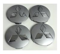 4 Pièces Voiture Cache Moyeux pour Mitsubishi Pajero Pajero V73 V93 V97 80mm,Capuchons Centre Roue Moyeu Enjoliveur Prévention Liquides Jantes Enjoliveurs Accessoires