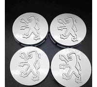 4 Pièces Voiture Cache Moyeux pour Peugeot 205 GTI 1.9 60mm,Capuchons Centre Roue Moyeu Enjoliveur Prévention Liquides Jantes Enjoliveurs Accessoires