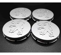 4 Pièces Voiture Cache Moyeux pour Peugeot 205 GTI 65mm,Capuchons Centre Roue Moyeu Enjoliveur Jantes Enjoliveurs Résistant Corrosion Accessoires