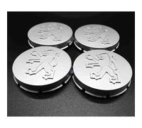 4 Pièces Voiture Cache Moyeux pour Peugeot 205 GTI 65mm,Capuchons Centre Roue Moyeu Enjoliveur Jantes Enjoliveurs Résistant Corrosion Accessoires
