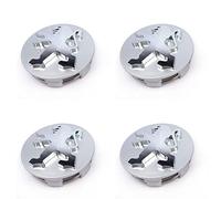 4 Pièces Voiture Cache Moyeux pour Peugeot 407 2004-2008,Capuchon Central Voiture Couvre Cache Moyeu Décoration Remplacement Roue Moyeu Accessoires,White