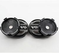4 Pièces Voiture Cache Moyeux pour Volvo S40 S60L S80L XC60 XC90 60mm,Capuchons Centre Roue Moyeu Enjoliveur Jantes Enjoliveurs Résistant Corrosion Accessoires