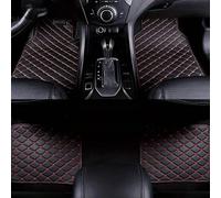 4 PièCes Voiture Cuir Tapis De Sol pour Mercedes-AMG GT 4-Door Coupé 2018-2025, Ajustement Parfait Protection ComplèTe Durable Tapis De Sol Voiture AntidéRapant, 2Black-Red