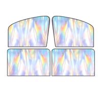 4 Pièces Voiture de Protection Solaire, pour Peugeot 2008 II 2019-2025 Rideaux Pare Soleil avec Aimants pou Vitres Latérales de Voiture,B