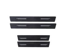4 PièCes Voiture Fibre Carbone Plinthes, pour Renault Megane Koleos Kadjar Talisman Seuil Porte Anti-Rayures Antidérapant Protection décorer Accessoires
