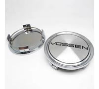 4 pièces Voiture Moyeu Capuchon Cache-moyeux Compatible avec pour 75mm Vossen ABS Enjoliveurs Étanche Capuchons,F-75mm