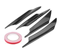 4 pièces Voiture Pare-Chocs Avant déflecteur lèvre séparateur ailerons Canards Corps Spoiler en Fiber de Carbone